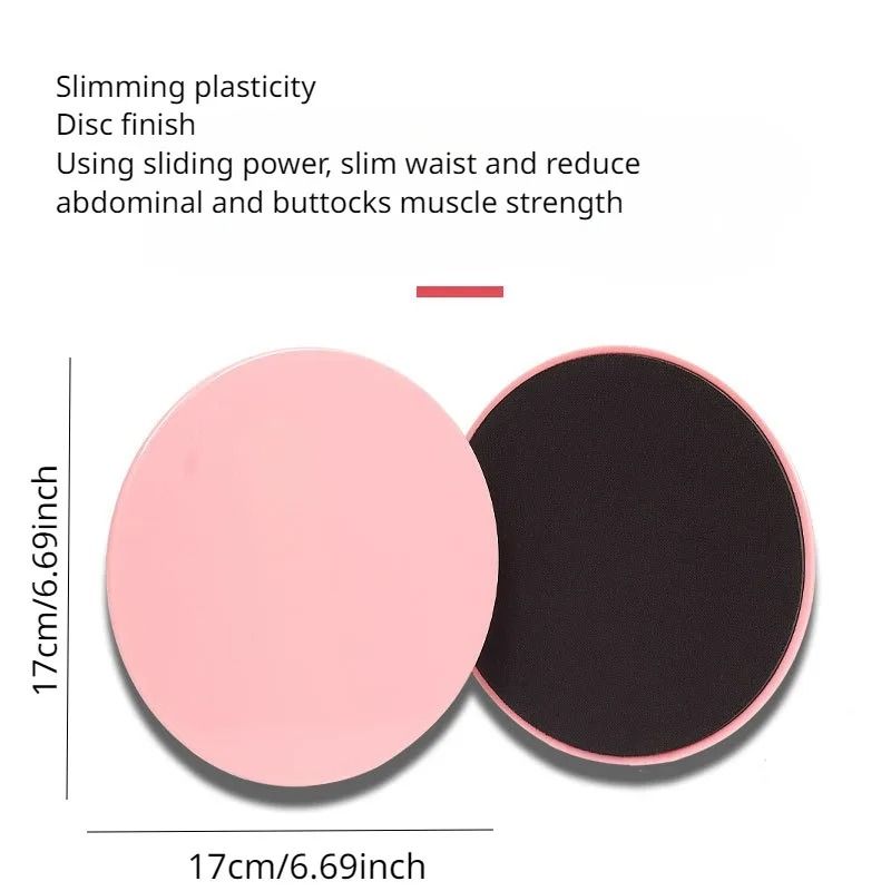 Yoga Slide Plate and Block Set for Core Strength and Full Body Coordination