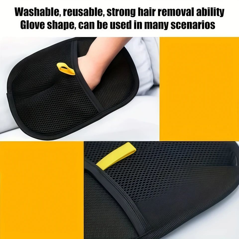 Reusable Pet Hair Removal Glove Brush