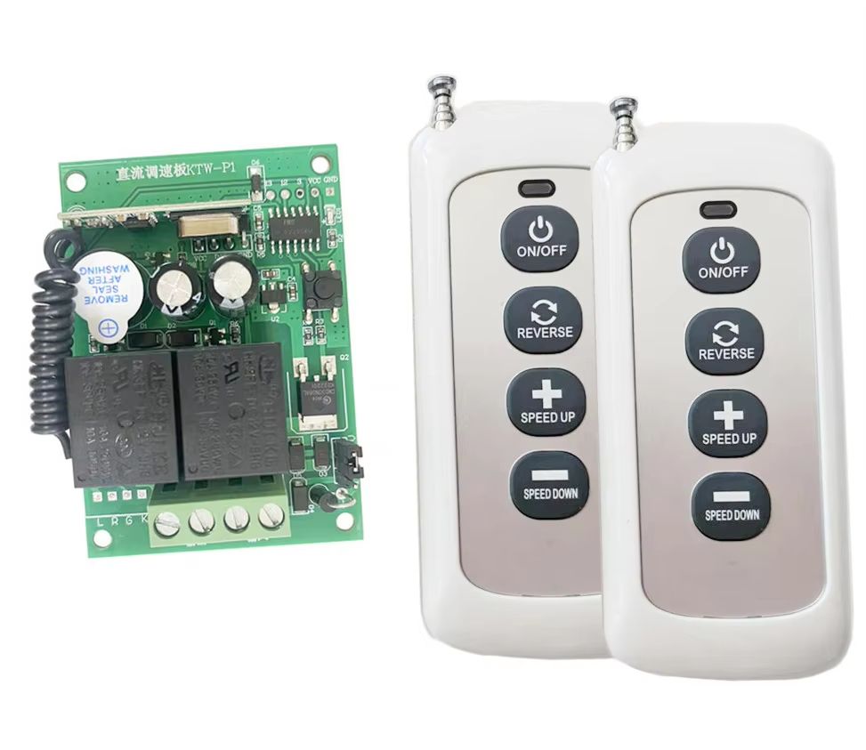 360 Photo Booth Motor Controller with Remote – 12V/24V DC Adjustable Speed Rotation for Video Booths