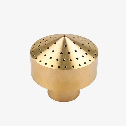 Brass Fountain Nozzle for Pond Fireworks Spray and Garden Water Features