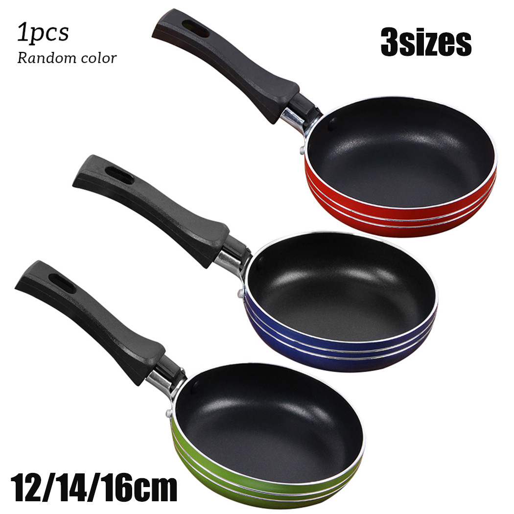 Mini Frying Pan Non Stick Steel Frypan Pot Saucepan for Kitchen Cookware