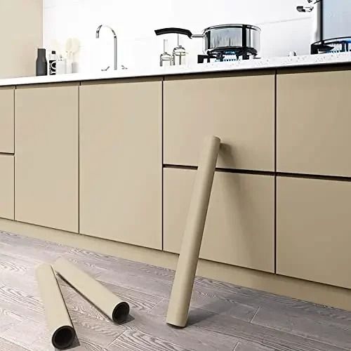 Kitchen Oil-Proof Wallpaper | Waterproof Self-Adhesive Cabinet Renovation