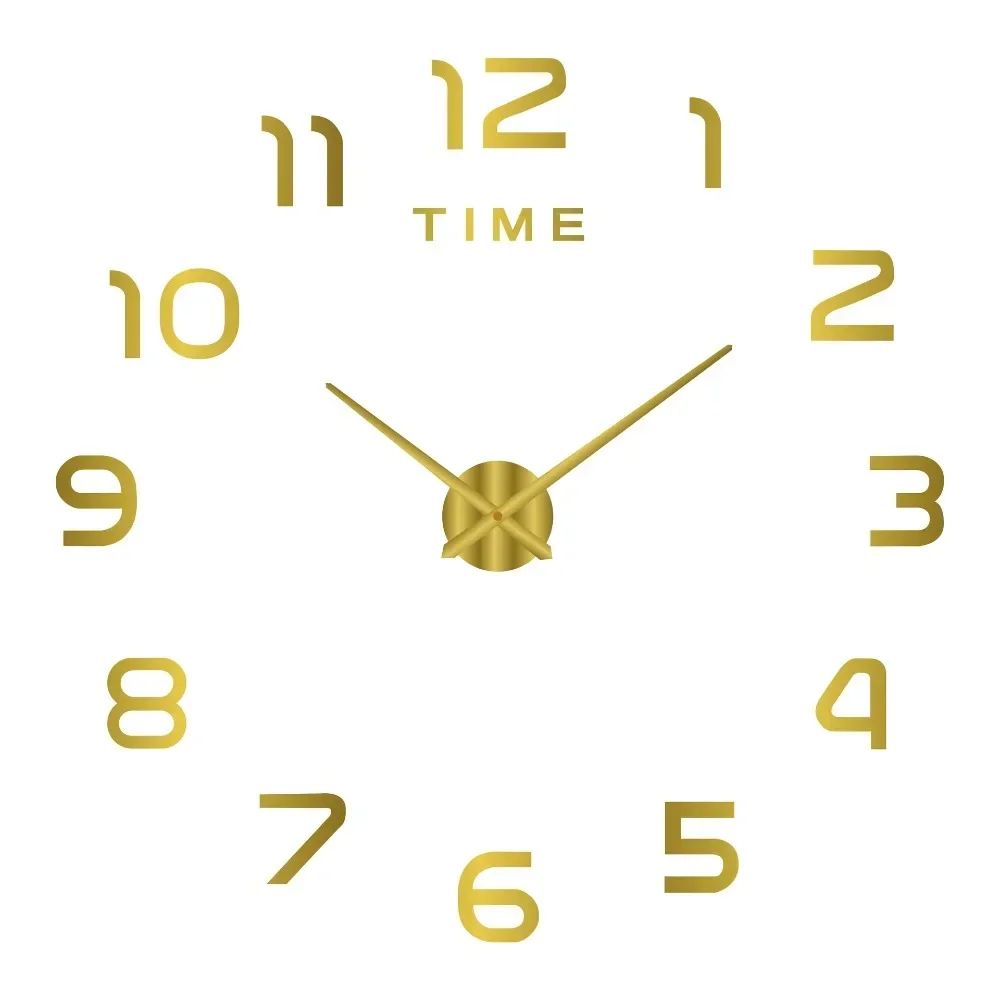 Glow in the Dark Silent Wall Clock – Modern DIY Luminous Home Decor