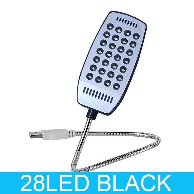 USB LED Book Light with Flexible Neck and Eye Protection