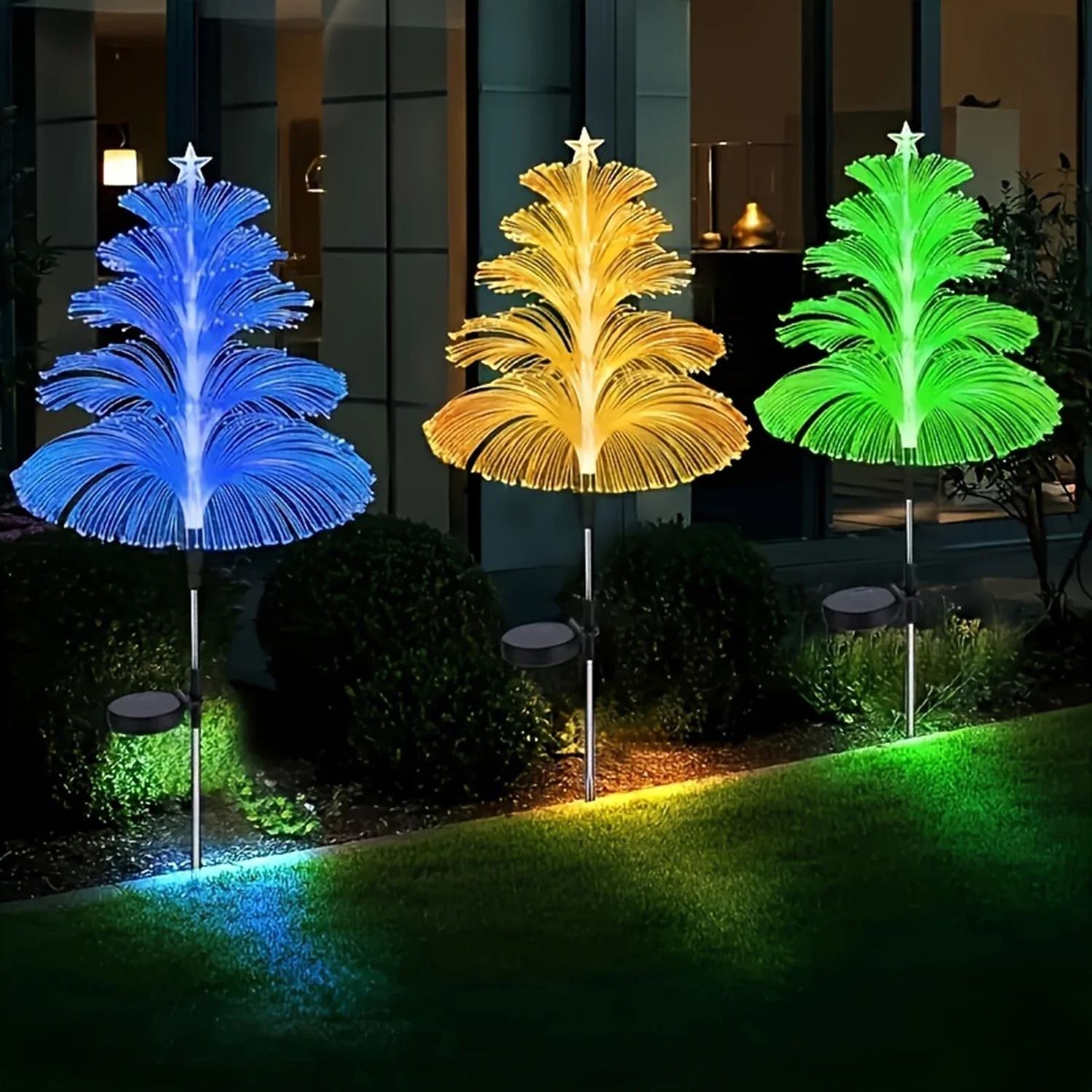 Solar Luminescent Jellyfish Bloom Stakes
