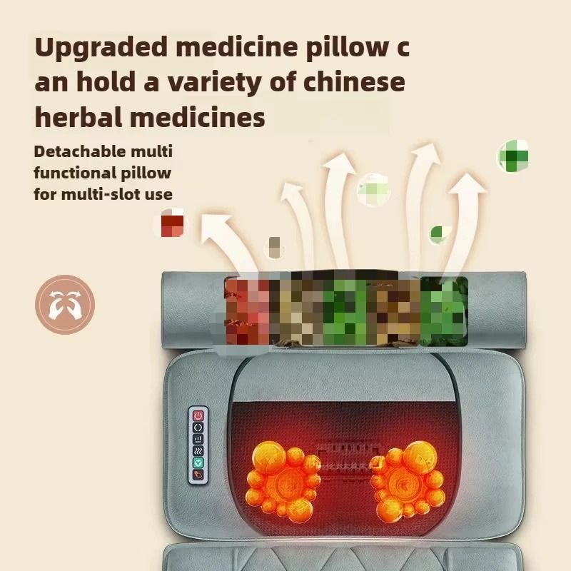 Electric Full Body Massage Mattress with Heating and Hand Control