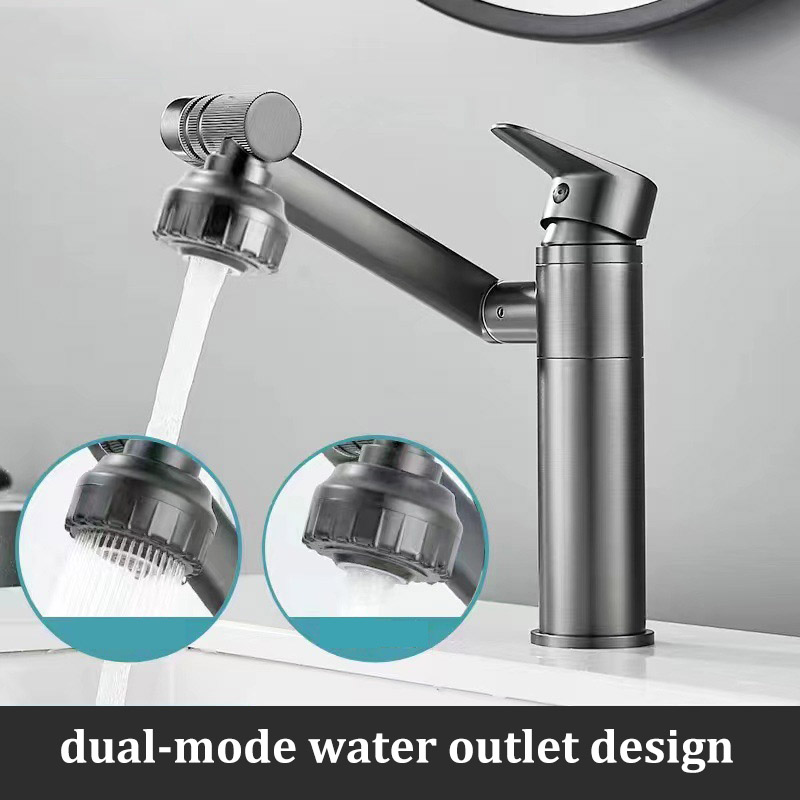 High Quality Stainless Steel Basin Faucet Hot and Cold Multifunctional Dual-use Bathroom Wash Basin Fauce
