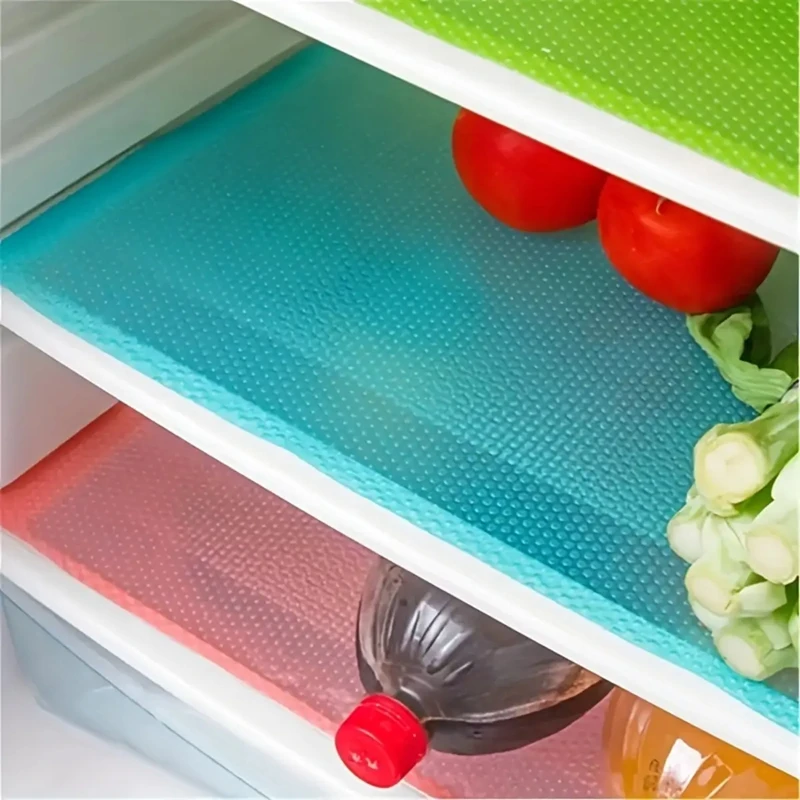 Fridge Mat Waterproof, Mildew Resistant, Washable Anti-oil Heat Insulation for Kitchen Cabinet and Drawer Placemat