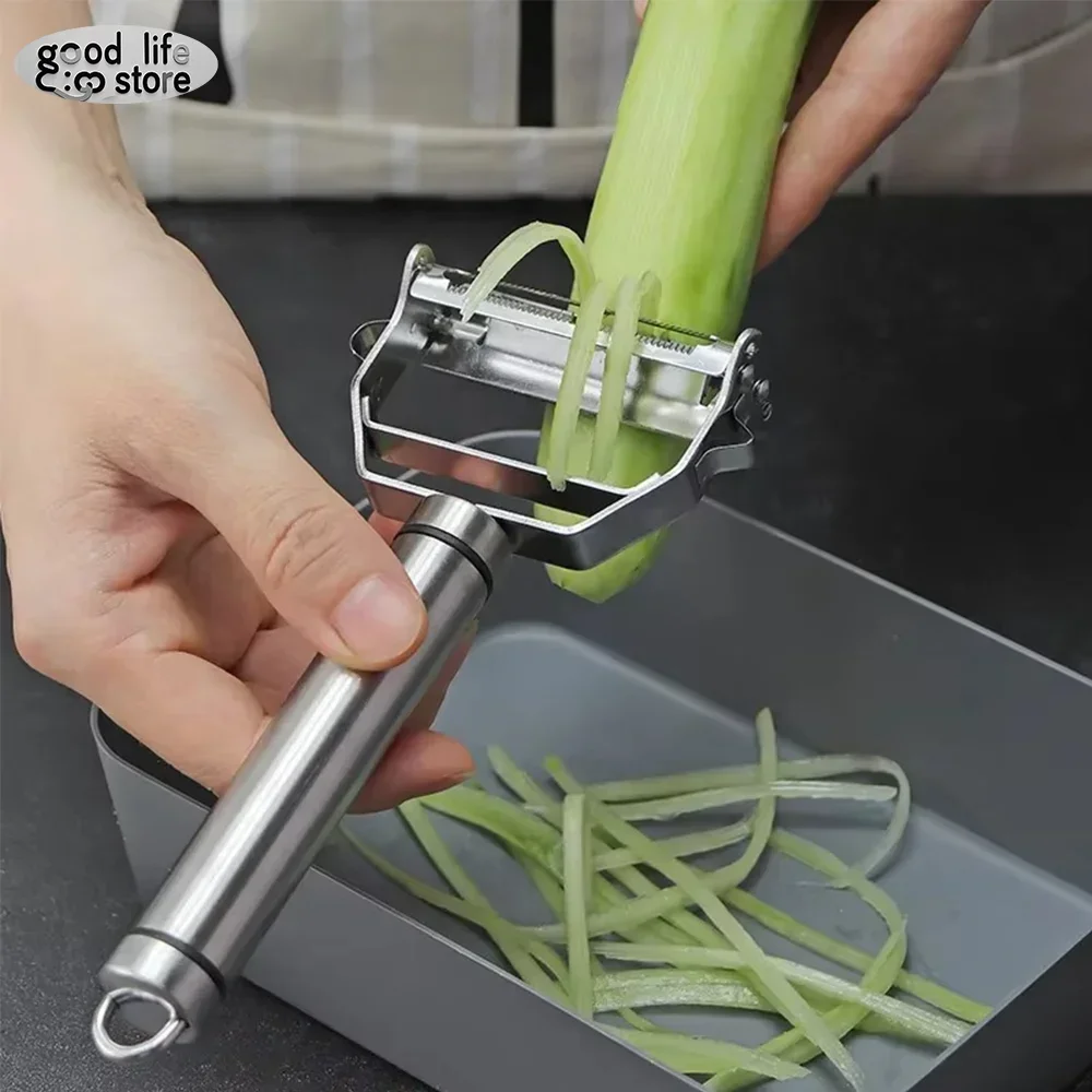 High Quality Stainless Steel Potato Cucumber Carrot Grater Multifunctional Vegetable Slicer Peeler
