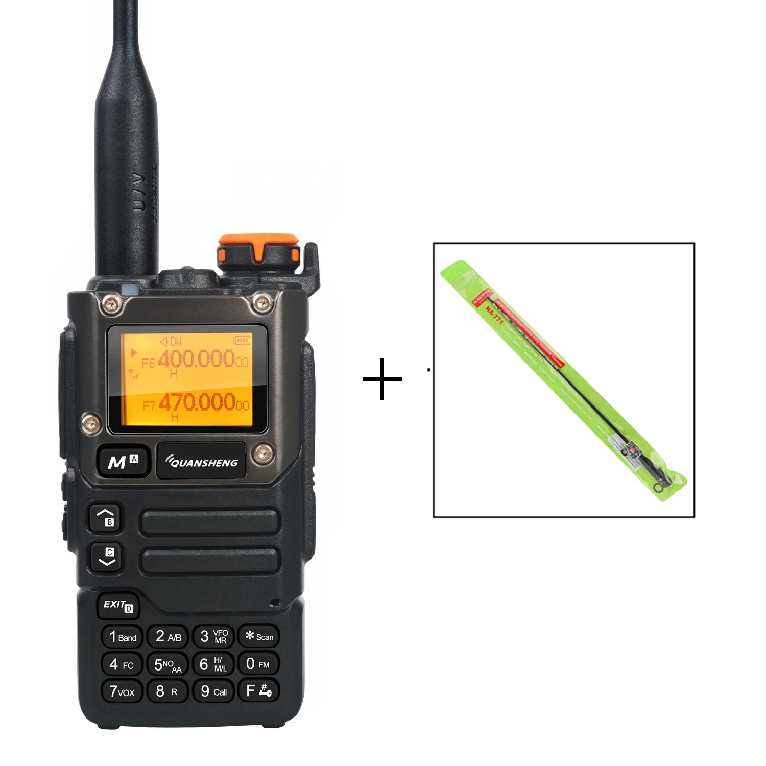 Quansheng UV-K5(8) Multi-Band Two-Way Radio with Air Band Receive, DTMF & Fast Frequency Scan