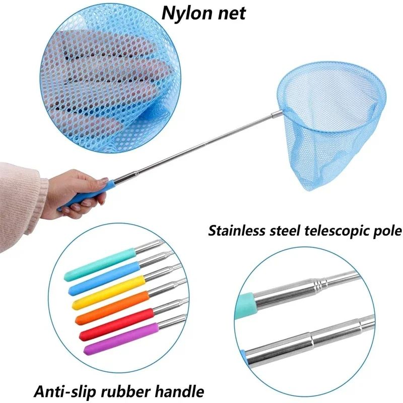 Telescopic Butterfly Net Insect Catcher with Extendable Handle