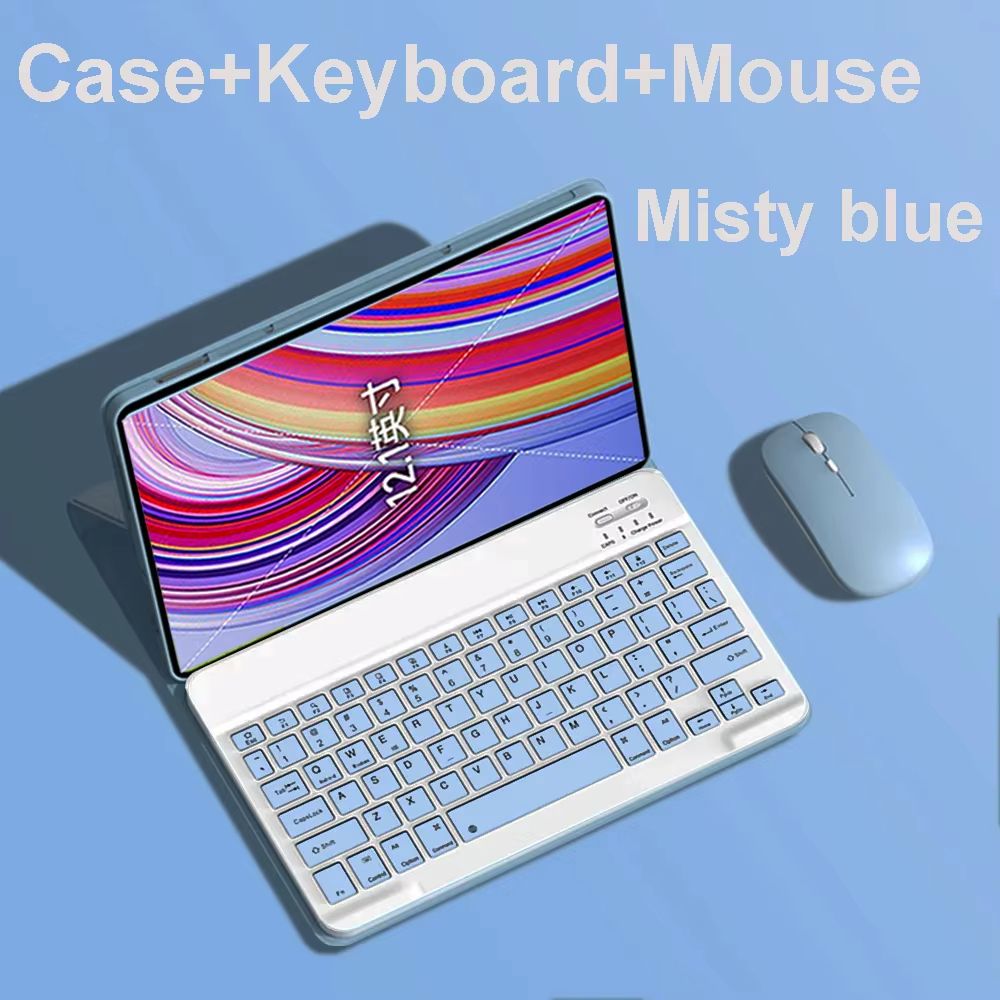 Xiaomi Redmi Pad Pro 12.1 Inch Case with Keyboard – Slim Protective Cover with Detachable Wireless Keyboard & Stand