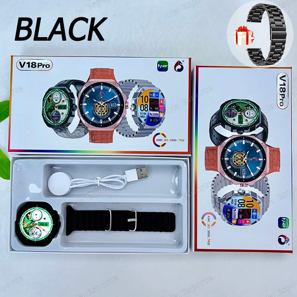 Smart Fitness Watch with AMOLED Display