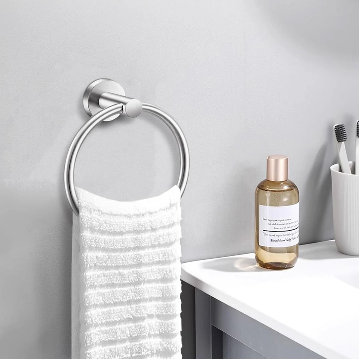 Stainless Steel Towel Ring – SUS304 Round Hand Towel Holder