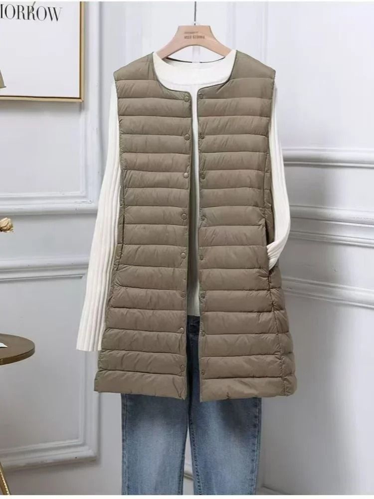 Womens Mid-Length Down Vest System | Premium 2025 Slim-Fit Versatile Gilet & Professional Winter Layering Infrastructur