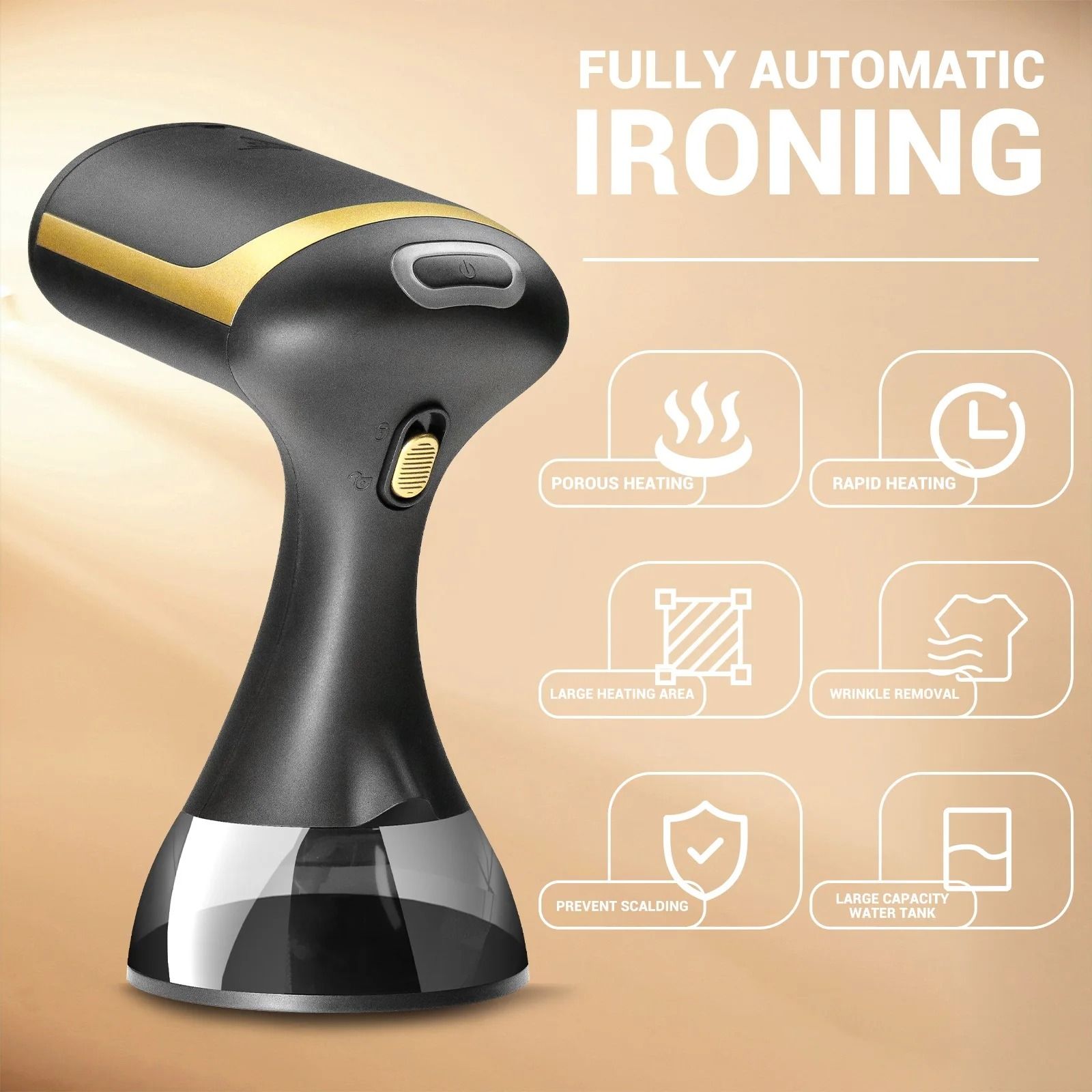 Portable Handheld Garment Steamer 1500W Fast Heating Steam Iron
