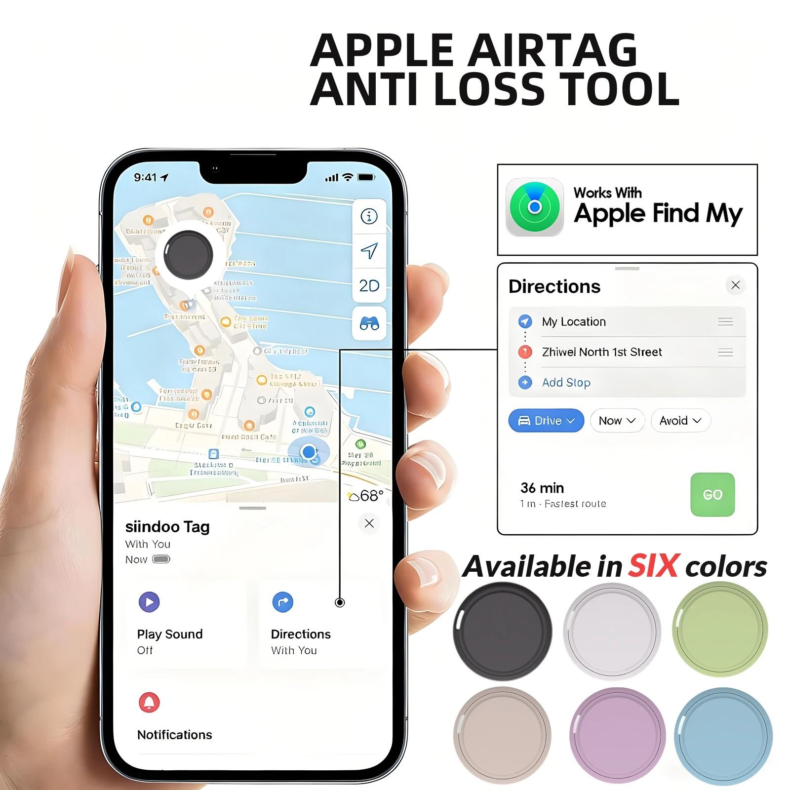 Smart GPS Tracker Tag