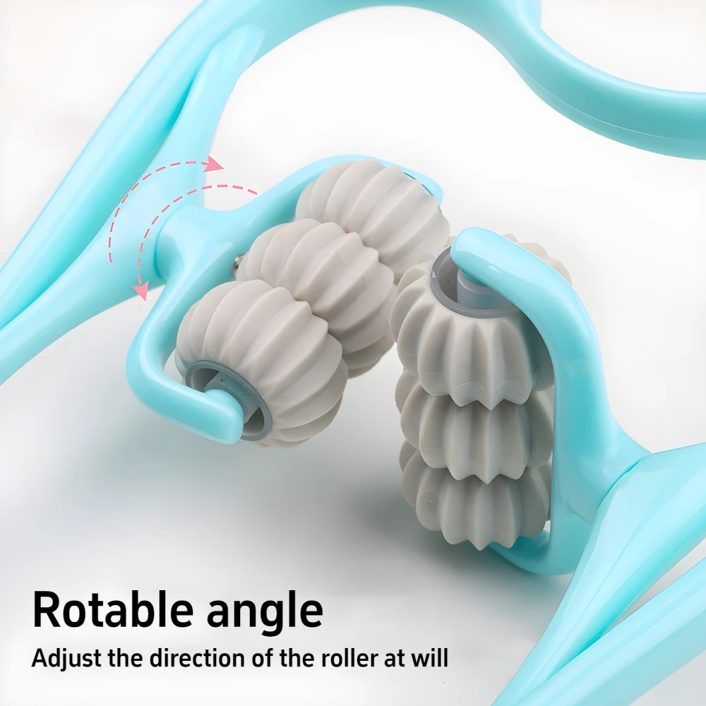 Manual Neck Clamp, Cervical Neck Massager, Kneading Roller, Shoulder and Neck Relaxation Massager