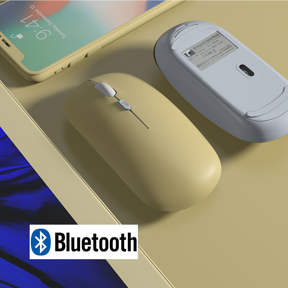 Wireless Bluetooth Mouse for iPad, Samsung MatePad, Android Windows Tablet, Battery-Powered Mouse for Laptop & Notebook