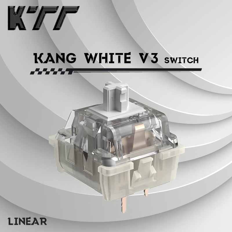 Mechanical Keyboard Kang White Switches, Custom Cherry RGB SMD, Switch, Gaming Compatible with MX Switch Accessories