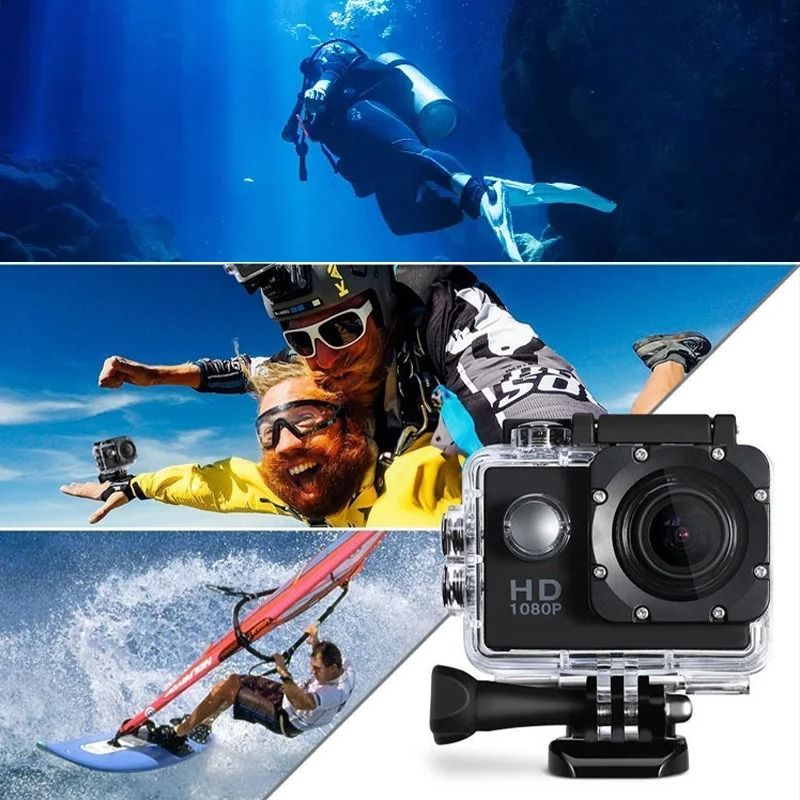4K Ultra HD Action Camera with Waterproof Case and 2.0 Inch Screen