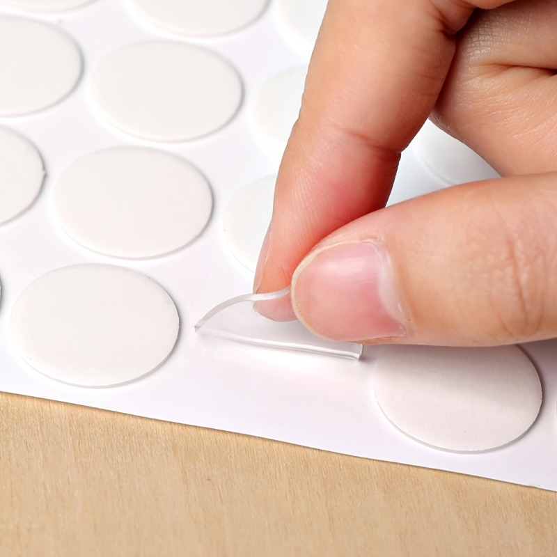 Traceless Dual-Sided Adhesive Tape, No-Residue for Home/Office, Sticks to Plastic/Glass/Metal Surfaces