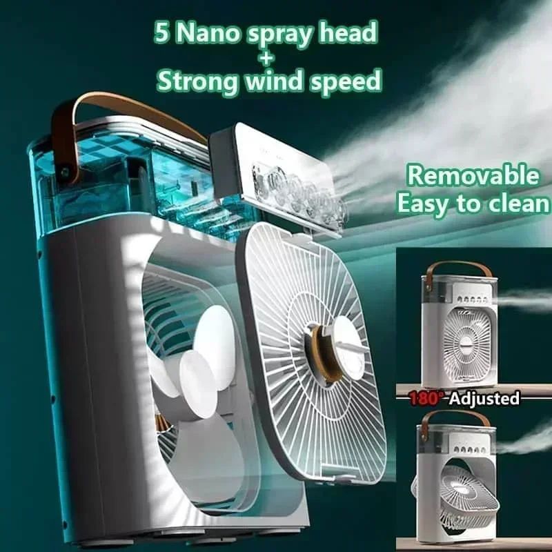 3 in 1 Mini Air Cooler Fan