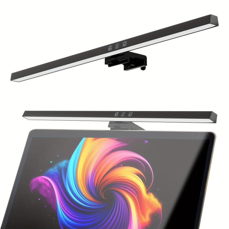 USB Dimmable LED Clip Light, Eye-Caring Screen Hanging Desk Lamp, Ideal Birthday/Valentine's Gift