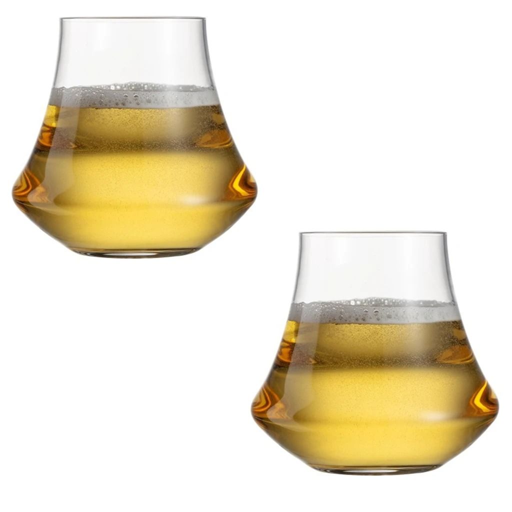 2-Piece Crafted Crystal Stemless Glass Set