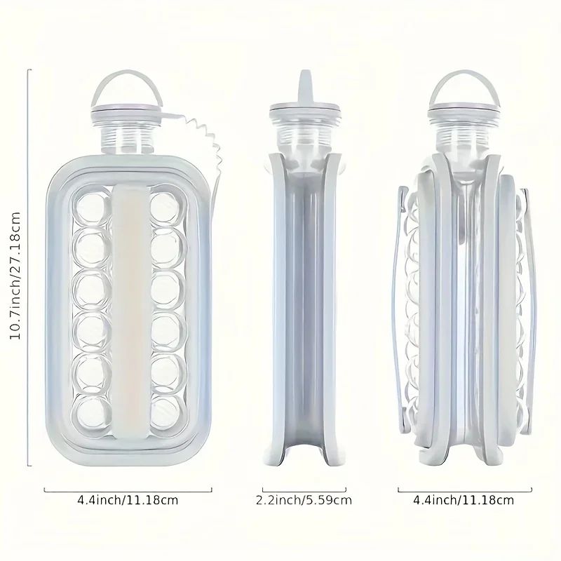 2 In 1 Folding Ice Maker Bottle