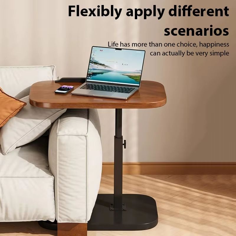 Multifunctional Lift Workstation Foldable Adjustable Desk – Space-Saving Computer and Bedside Table for Home Office & Li