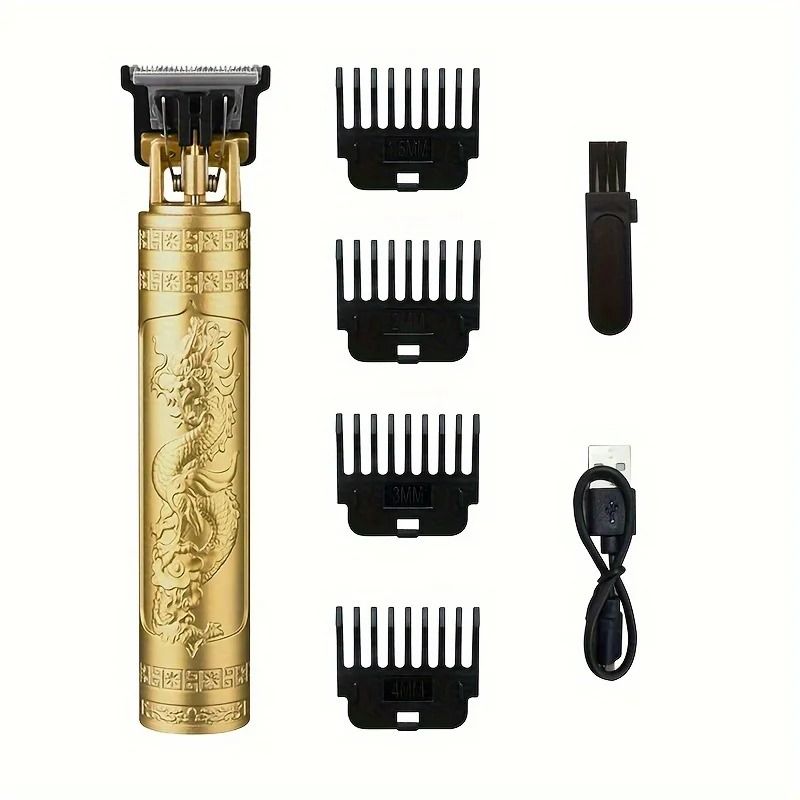 Wireless USB Rechargeable Hairdressing Kit and Beard Trimmer Set