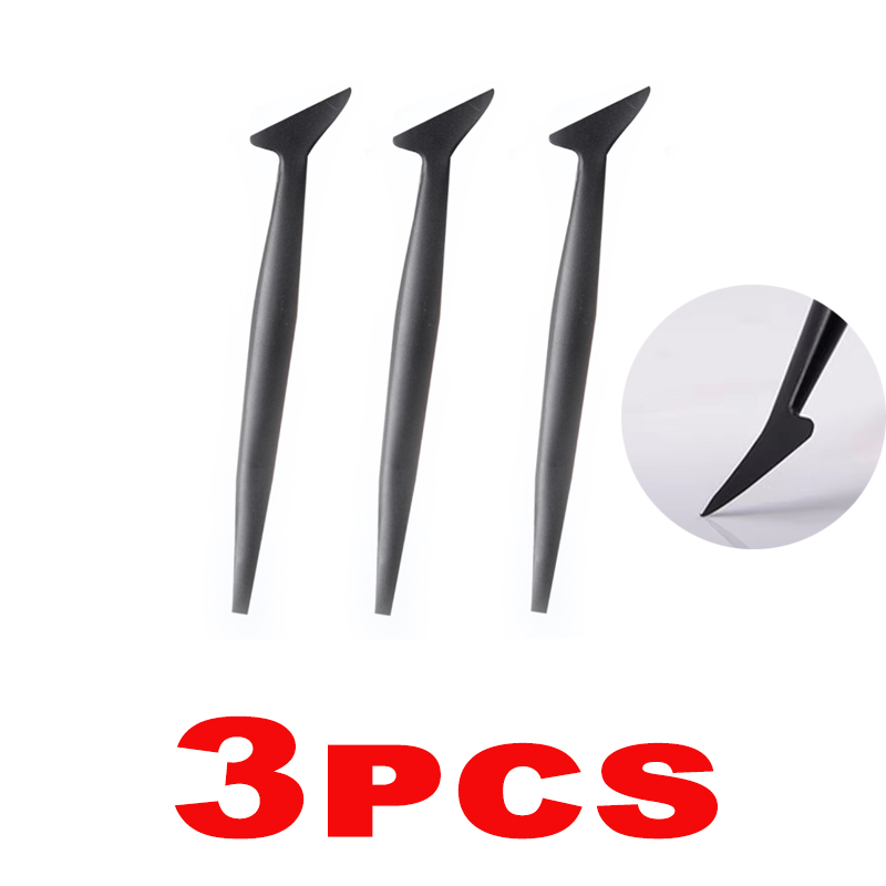 Car Stickers Wrap Vinyl Tools, Car Micro Squeegee Curves Slot Tint Tool Set, Auto Wrapping Film Installing Scraper