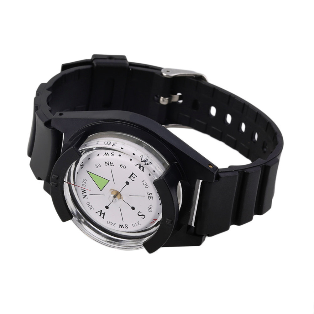 Wristband Compass Watch Strap  Outdoor Navigation Tool for Hiking, Camping, and Survival Gear