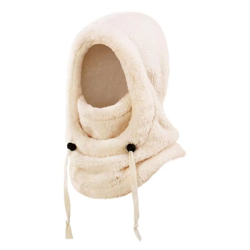 Kids Plush Balaclava Hat with Neck Cover and Full Face Wind Protection