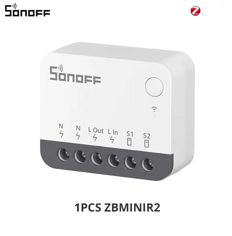 SONOFF ZBMINIR2 Zigbee 3.0 Smart Switch – Compact Relay with External Switch Support
