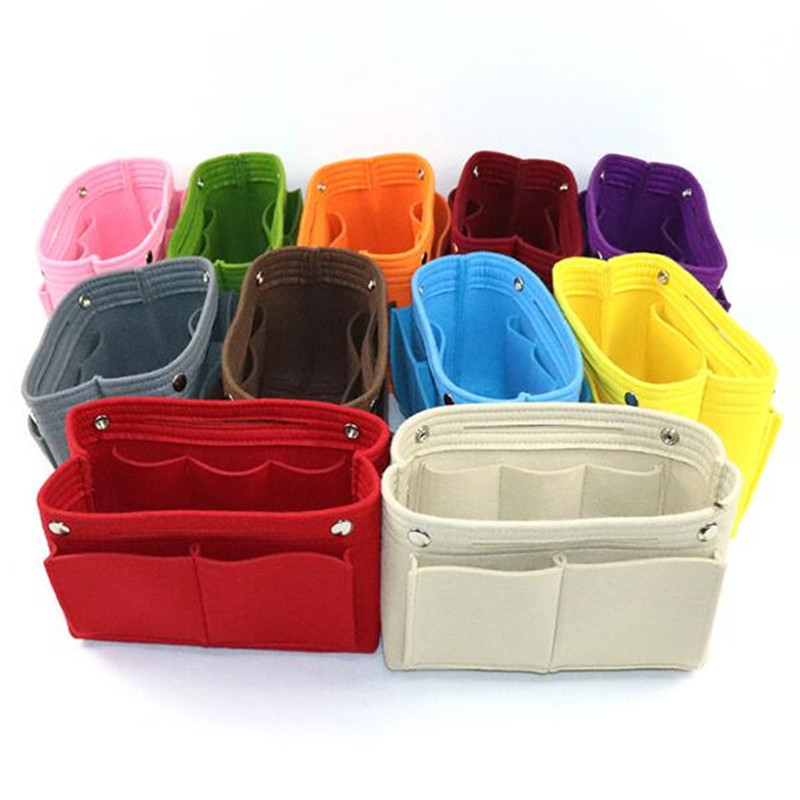 Multi function Insert Makeup Bag, Women Travel Cosmetic Bags, Portable Storage Organiser for Ladies