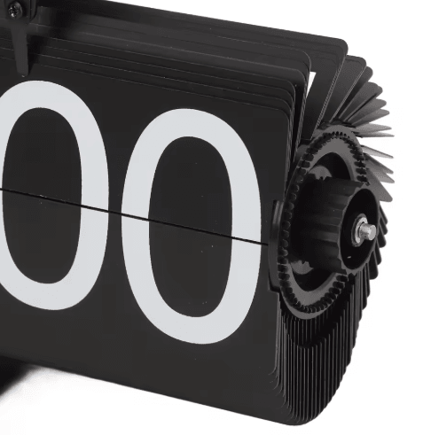 TimeFlip Aesthetic Digital Down Clock with Large Display & Auto Time Adjustment