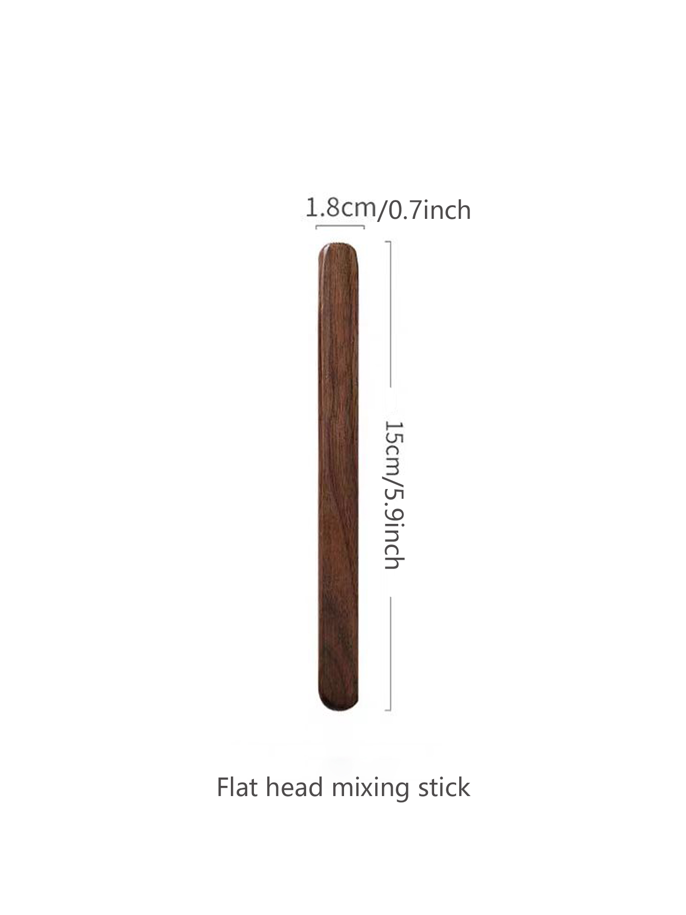 Creative Walnut Wood Coffee Stirrer Long Handle Wooden Dessert Mixing Spoon