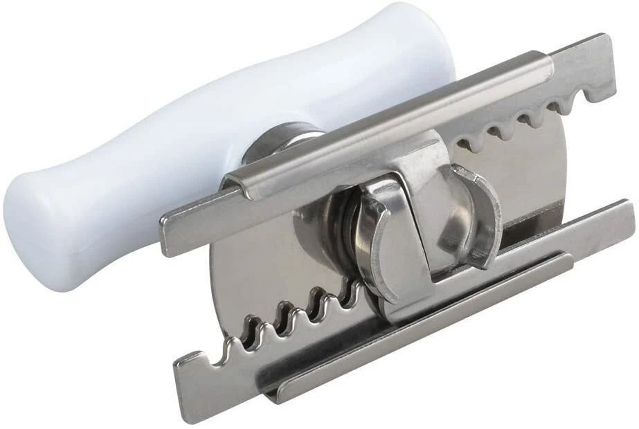 Easy Grip Adjustable Bottle Opener, Stainless Steel Jar Lid Remover, Twist Off Can Tool