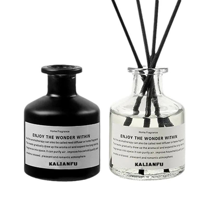 1.69 fl oz Freesia Jasmine Reed Diffuser Set – Flameless Home Fragrance Oil with Rattan Sticks