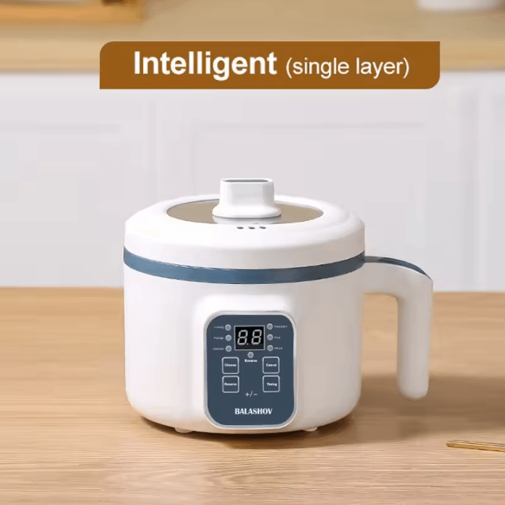 220V Electric Rice Cooker – Multi-Function Multi Cooker Pot with Non-Stick Rice Cooker Pot (Single & Double Layer)