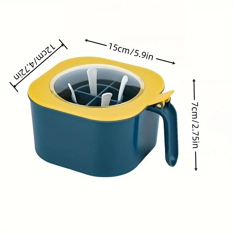 4 in 1 Seasoning Box with Lid and Spoons Large Capacity