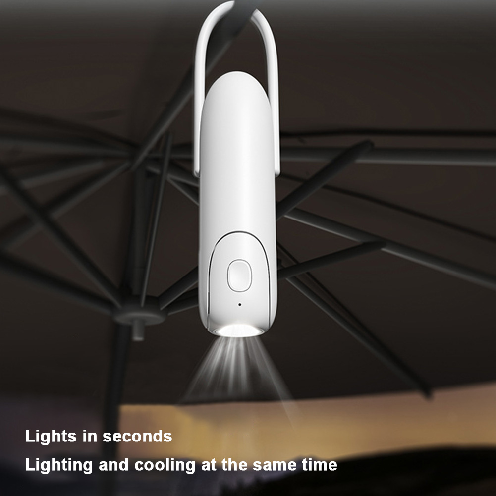 Mini Handheld Fan USB Rechargeable Pocket Travel Fan with Power Bank and Flashlight
