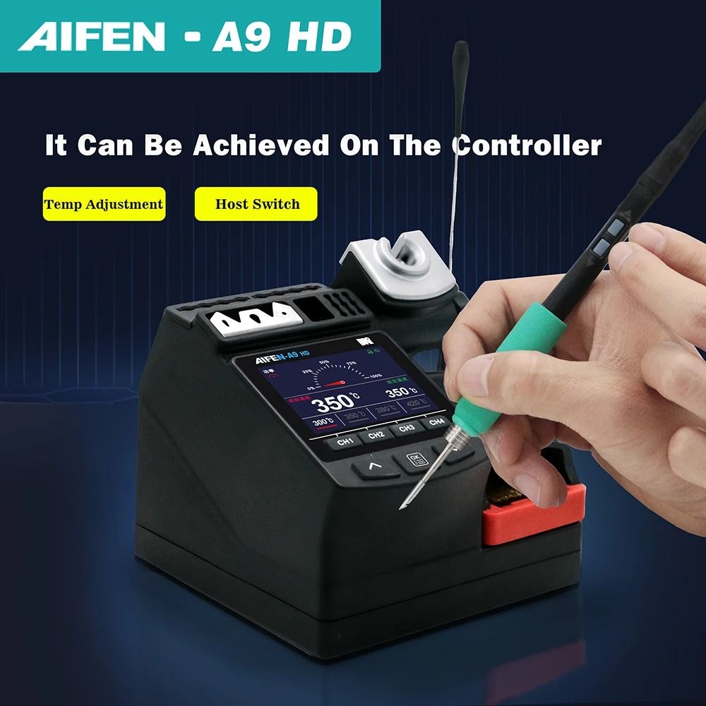 AIFEN A9HD 180W Digital Soldering Iron Station with Curve Mode
