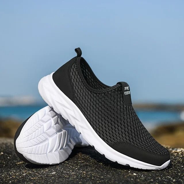 Breathable Summer Loafers Men Lightweight Casual Walking Shoes