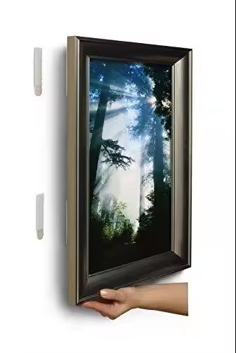 30 Piece Medium Picture Hanging Strips for Damage Free Wall Mounting and Frame Display