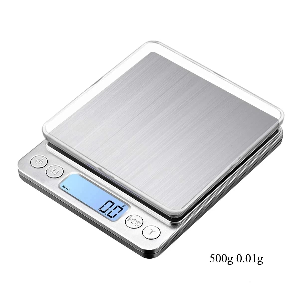 Digital Kitchen Scale 500g 0.01g Small Jewelry Scale with LCD and Tare