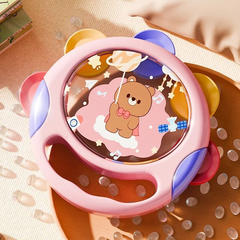 Baby Handheld Tambourine Musical Drum Toy