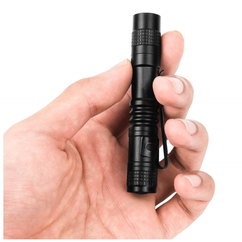 Mini Portable LED Pen Light Ultra Bright Pocket Flashlight for Camping Emergency and Everyday Carry